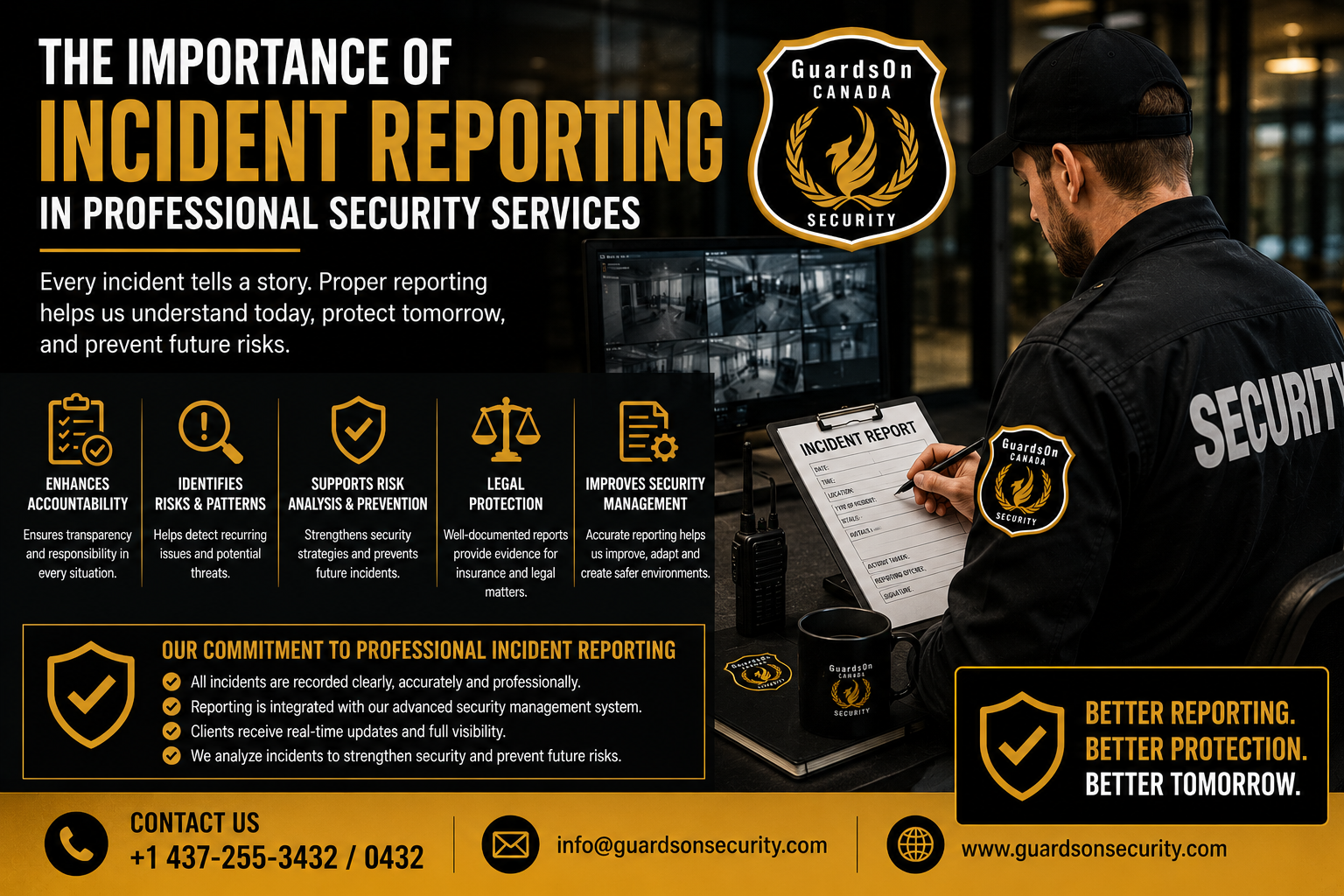The Importance of Incident Reporting in Professional Security Services